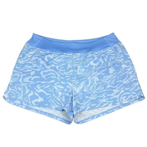 NWT UNDER ARMOUR Fish Pro Woven Women's 3" Shorts Size 2XL Horizon Blue - Picture 3 of 7